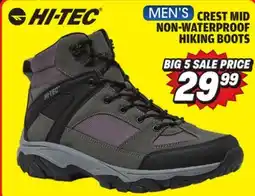 Big 5 Hi-Tec Crest Mid Non-waterproof Men's Hiking Boots offer