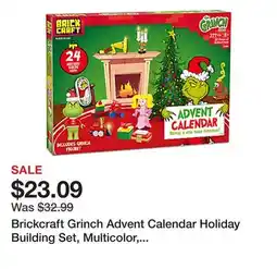 Office Depot Brickcraft Grinch Advent Calendar Holiday Building Set, Multicolor, Set Of 277 Pieces offer