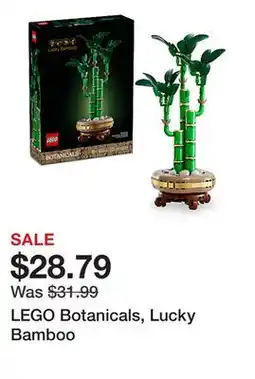 Office Depot LEGO Botanicals, Lucky Bamboo offer