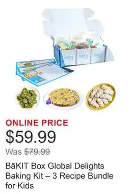 Costco BāKIT Box Global Delights Baking Kit – 3 Recipe Bundle for Kids offer