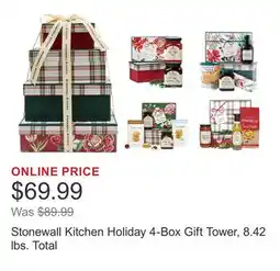 Costco Stonewall Kitchen Holiday 4-Box Gift Tower, 8.42 lbs. Total offer