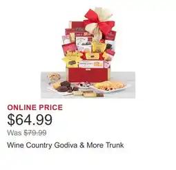 Costco Wine Country Godiva & More Trunk offer