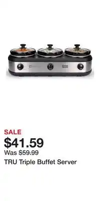 Kohl's TRU Triple Buffet Server offer