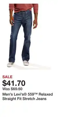 Kohl's Men's Levi's 559 Relaxed Straight Fit Stretch Jeans offer