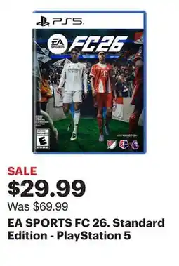 Best Buy EA SPORTS FC 26. Standard Edition - PlayStation 5 offer