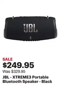 Best Buy JBL - XTREME3 Portable Bluetooth Speaker - Black offer