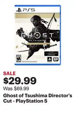 Best Buy Ghost of Tsushima Director's Cut - PlayStation 5 offer