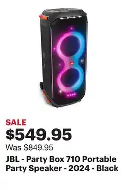 Best Buy JBL - Party Box 710 Portable Party Speaker - 2024 - Black offer