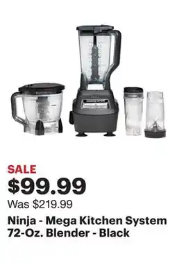Best Buy Ninja - Mega Kitchen System 72-Oz. Blender - Black offer
