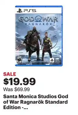 Best Buy Santa Monica Studios God of War Ragnarök Standard Edition - PlayStation 5 offer