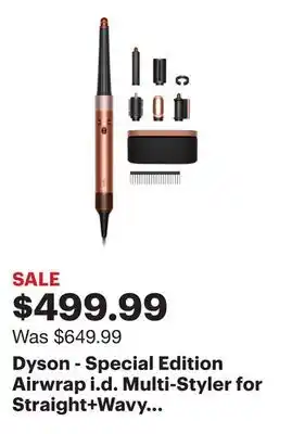 Best Buy Dyson - Special Edition Airwrap i.d. Multi-Styler for Straight+Wavy Hair - Amber Silk offer