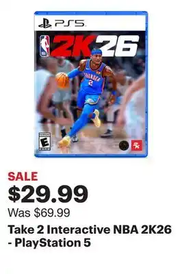 Best Buy Take 2 Interactive NBA 2K26 - PlayStation 5 offer