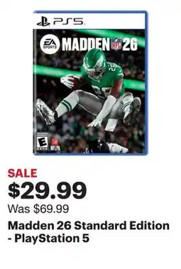 Best Buy Madden 26 Standard Edition - PlayStation 5 offer
