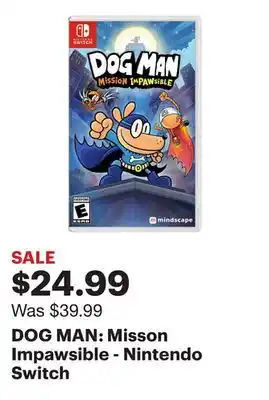 Best Buy DOG MAN: Misson Impawsible - Nintendo Switch offer