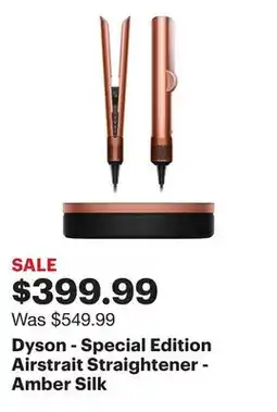 Best Buy Dyson - Special Edition Airstrait Straightener - Amber Silk offer