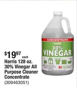 The Home Depot Harris 128 oz. 30% Vinegar All Purpose Cleaner Concentrate offer