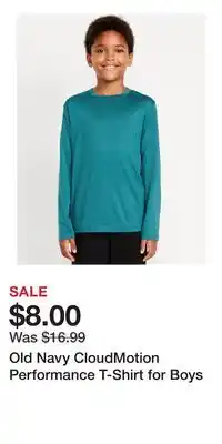 Old Navy Old Navy CloudMotion Performance T-Shirt for Boys offer