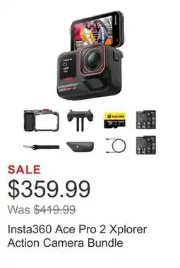 Costco Insta360 Ace Pro 2 Xplorer Action Camera Bundle offer