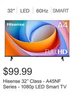 Costco Hisense 32 Class - A45NF Series - 1080p LED Smart TV offer