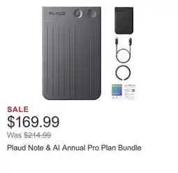 Costco Plaud Note & AI Annual Pro Plan Bundle offer