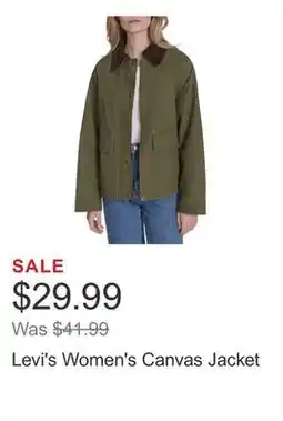 Costco Levi's Women's Canvas Jacket offer