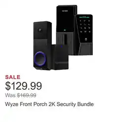 Costco Wyze Front Porch 2K Security Bundle offer