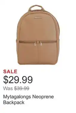 Costco Mytagalongs Neoprene Backpack offer
