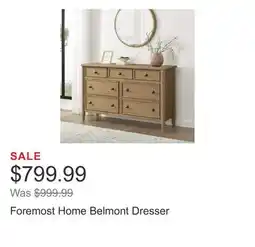 Costco Foremost Home Belmont Dresser offer