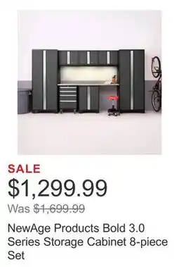 Costco NewAge Products Bold 3.0 Series Storage Cabinet 8-piece Set offer