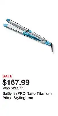 Ulta Beauty BaBylissPRO Nano Titanium Prima Styling Iron offer