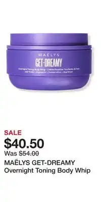 Ulta Beauty MAËLYS GET-DREAMY Overnight Toning Body Whip offer