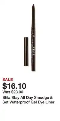Ulta Beauty Stila Stay All Day Smudge & Set Waterproof Gel Eye Liner offer