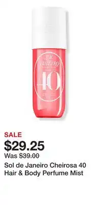 Ulta Beauty Sol de Janeiro Cheirosa 40 Hair & Body Perfume Mist offer