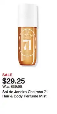 Ulta Beauty Sol de Janeiro Cheirosa 71 Hair & Body Perfume Mist offer