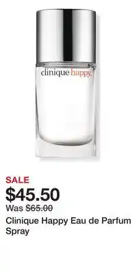 Ulta Beauty Clinique Happy Eau de Parfum Spray offer