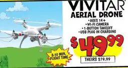 Ollie's VIVITAR AERIAL DRONE-AGES offer