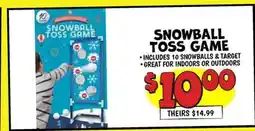 Ollie's SNOWBALL TOSS GAME offer