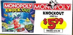 Ollie's MONOPOLY KNOCKOUT offer