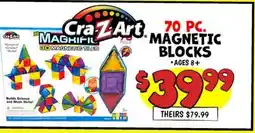 Ollie's 70 PC. MAGNETIC BLOCKS offer