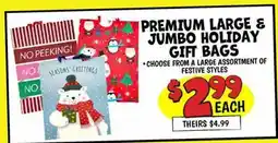 Ollie's HOLIDAY NO PEEKING! GIFT BAGS offer