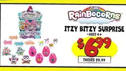 Ollie's ZURU RAinBocoRns ITZY BITZY SURPRISE offer