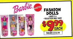 Ollie's FASHION DOLLS offer