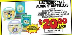 Ollie's ELECTRONIC TAKE-ALONG STORYTELLERS offer