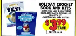 Ollie's HOLIDAY CROCHET CROCHET A BOOK AND KITS offer