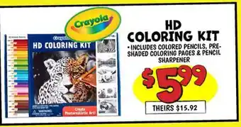 Ollie's HD COLORING KIT offer