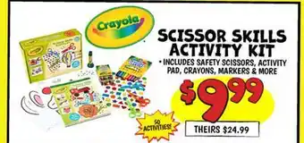 Ollie's SCISSOR SKILLS ACTIVITY KIT offer