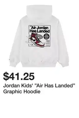 Dick's Sporting Goods Jordan Kids' Air Has Landed Graphic Hoodie offer