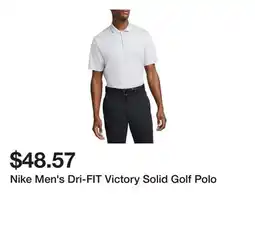 Dick's Sporting Goods Nike Men's Dri-FIT Victory Solid Golf Polo offer