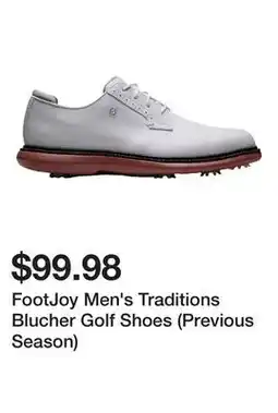 Dick's Sporting Goods FootJoy Men's Traditions Blucher Golf Shoes (Previous Season) offer