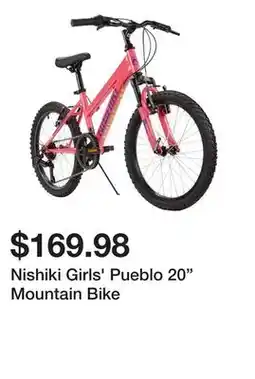 Dick's Sporting Goods Nishiki Girls' Pueblo 20 Mountain Bike offer